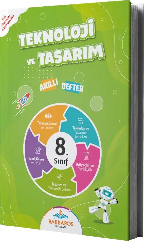 Teknoloji ve Tasarım Dersi 8. Sınıf Akıllı Defter
